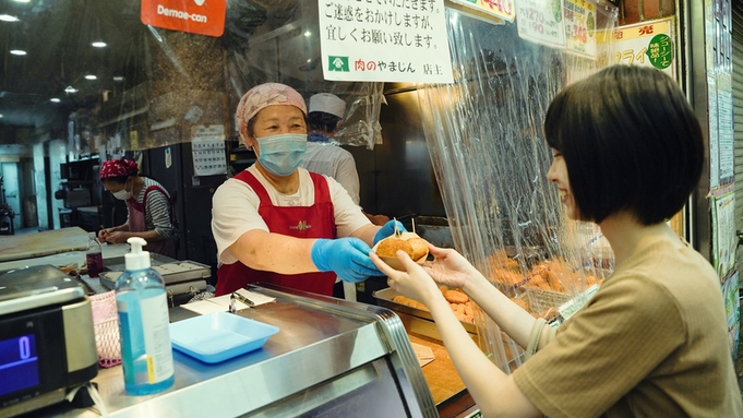 ■布施グルメ食べ歩き■【朝食＋銭湯】商店街を巡って、自分好みのおいしい旅！